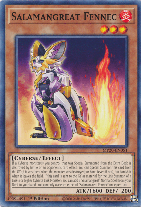 Salamangreat Fennec [MP20-EN051] Common