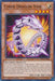 The image is a "Yu-Gi-Oh!" trading card named "Cyber Dragon Vier [SDCS-EN006] Common". It shows a robotic dragon, coiled in a spiral shape with a white metallic body and glowing sections. As an effect monster, the card boasts an ATK of 1100 and DEF of 1600. Its orange border signifies its place in the Cyber Strike series.