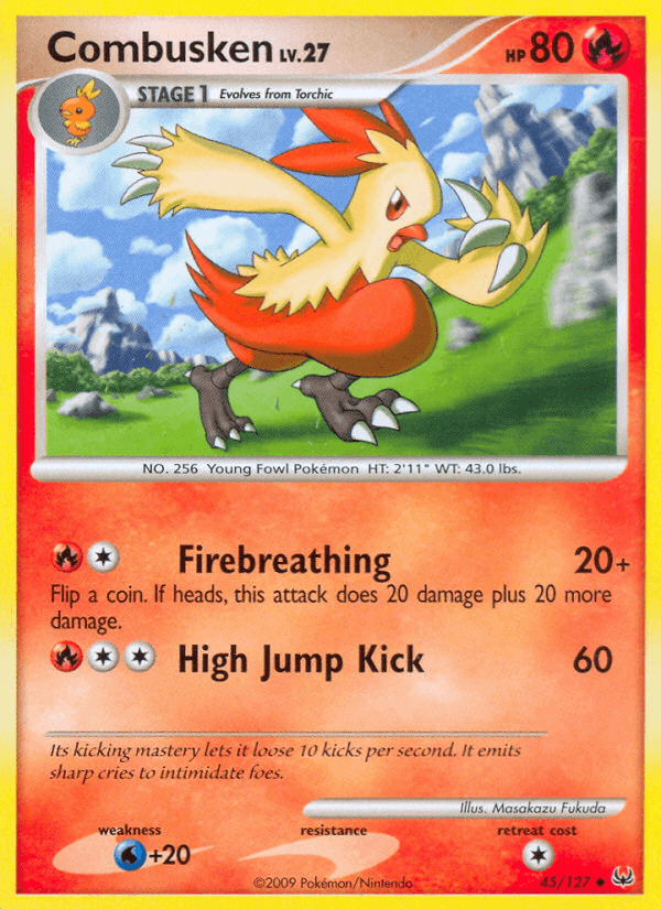 Combusken (45/127) [Platinum: Base Set]