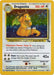 A Holo Rare Dragonite (4/62) [Fossil Unlimited] Pokémon trading card featuring Dragonite, a dragon-like creature with orange skin, large wings, and a cream-colored belly. Part of the Fossil Unlimited series, the card highlights its height (7'3"), weight (463 lbs), hit points (100 HP), abilities (Step In), attacks (Slam), and colorless game stats at the bottom.