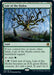 A Magic: The Gathering Lair of the Hydra [Dungeons & Dragons: Adventures in the Forgotten Realms] card. It depicts a mystical forest scene with an ancient, gnarled tree resembling a hydra with multiple branches. The card text details the land's abilities and conditions for transforming into a green Hydra creature.