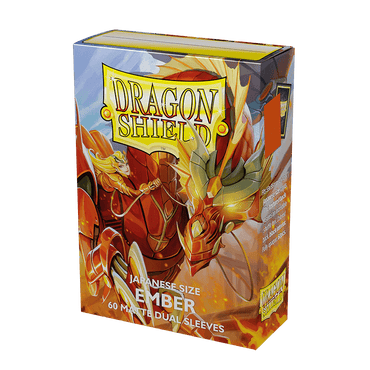 Dragon Shield: Japanese Size 60ct Sleeves - Ember (Dual Matte)