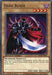 A Yu-Gi-Oh! trading card from the Battle City Box featuring "Dark Blade [SBCB-EN092] Common." The card shows a dragon-manipulating warrior in dark, spiked armor wielding two large curved swords. It has a Level of 4 stars, an attribute of DARK, and stats of ATK/1800 and DEF/1500. The card belongs to the "Warrior/Normal" type.