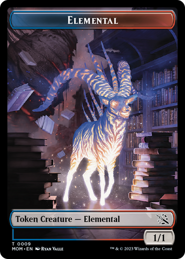 Elemental (9) // Phyrexian Hydra (11) Double-Sided Token [March of the Machine Tokens]