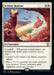 A "Felidar Retreat [Streets of New Capenna Commander]" Magic: The Gathering card. This rare Enchantment card, costing 3 colorless and 1 white mana, features a feline-like beast on a rocky landscape. With Landfall, you can create a Cat Beast token or put a +1/+1 counter on each creature—perfect for your Streets of New Capenna Commander deck.
