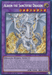 A Yu-Gi-Oh! trading card depicting "Albion the Sanctifire Dragon [CYAC-EN035] Secret Rare," a Fusion/Effect Monster. The card shows an armored, white dragon with large wings and a glowing blue aura, surrounded by golden and silver sparks. Below the image, the Cyberstorm Access details list its attributes, effects, and stats: ATK/3000 DEF/2500.