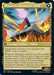 The image depicts "Megatron, Tyrant // Megatron, Destructive Force [Transformers]," a legendary artifact creature card from "Magic: The Gathering" with a power of 4 and toughness of 5. This mythic rarity card features a tank firing a large energy blast and details its Living Metal ability and attack effects.