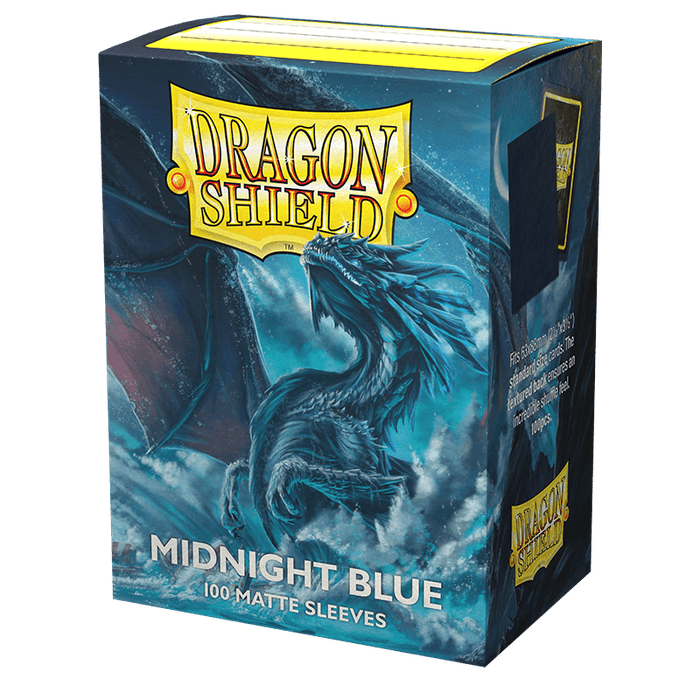 Dragon Shield: Standard 100ct Sleeves - Midnight Blue (Matte)