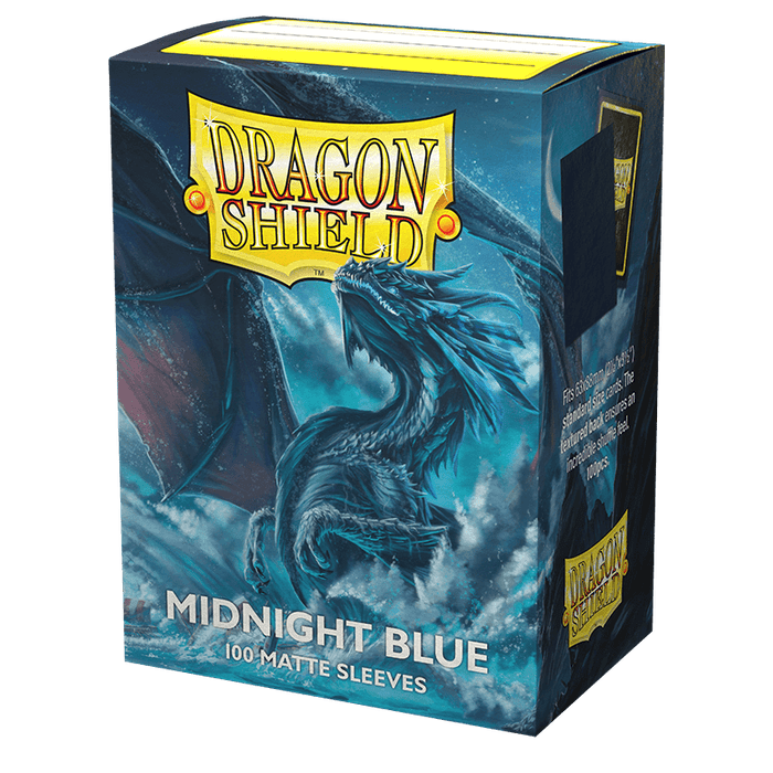 Dragon Shield: Standard 100ct Sleeves - Midnight Blue (Matte)