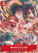 A trading card features an illustration of Monkey D. Luffy from One Piece. He wears his signature straw hat and red jacket, grinning fiercely with extended fists surrounded by energy beams. This character card, Monkey.D.Luffy (P-006) (Tournament Pack Vol. 1) [One Piece Promotion Cards] from Bandai, showcases stats like a power of 3000 and abilities like gaining +2000 power.