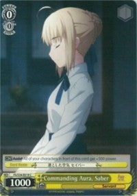 Commanding Aura, Saber (FS/S34-E019 C) [Fate/Stay Night [Unlimited Blade Works]]