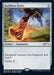 The Magic: The Gathering card "Swiftfoot Boots [Wizards Play Network 2022]" showcases an illustration of enchanted boots leaving a trail of flames as they move swiftly over grassy and rocky ground. Classified as an artifact and equipment, the card provides the equipped creature with hexproof and haste. The equip cost is 1 for events within the Wizards Play Network.