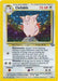 A Clefable (1/64) [Jungle Unlimited] card from Pokémon. The card is from the first edition with a star sign at the bottom right. It has 70 HP and is a Stage 1 Colorless Pokémon evolving from Clefairy. The card has yellow borders, an image of Clefable, and detailed information on height, weight, and its abilities.