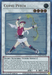 A Yu-Gi-Oh! trading card titled "Cupid Pitch [GFP2-EN136] Ultra Rare" from the Ghosts From the Past set. It depicts a humanoid figure with short hair and a headband, dressed in green and white, wielding a large green bow ready to shoot. The card text details its effects and stats: ATK 0 / DEF 600.