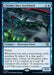 A Magic: The Gathering card titled "Chrome Host Seedshark [March of the Machine]." This blue card with a silver border showcases artwork of a fearsome Phyrexian Shark swimming in a cybernetic ocean. With metallic elements and a glowing red eye, this 2/4 creature has flying and an incubate ability triggered by casting noncreature spells.