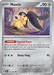 A Pokémon trading card featuring Mawile, a Metal Type creature with a large set of metal jaws on the back of its head. Set against a dynamic, abstract background, the card highlights Mawile's abilities, including "Special Eater" and "Sharp Fang." Part of the Scarlet & Violet: Obsidian Flames series, it is marked 143/197.