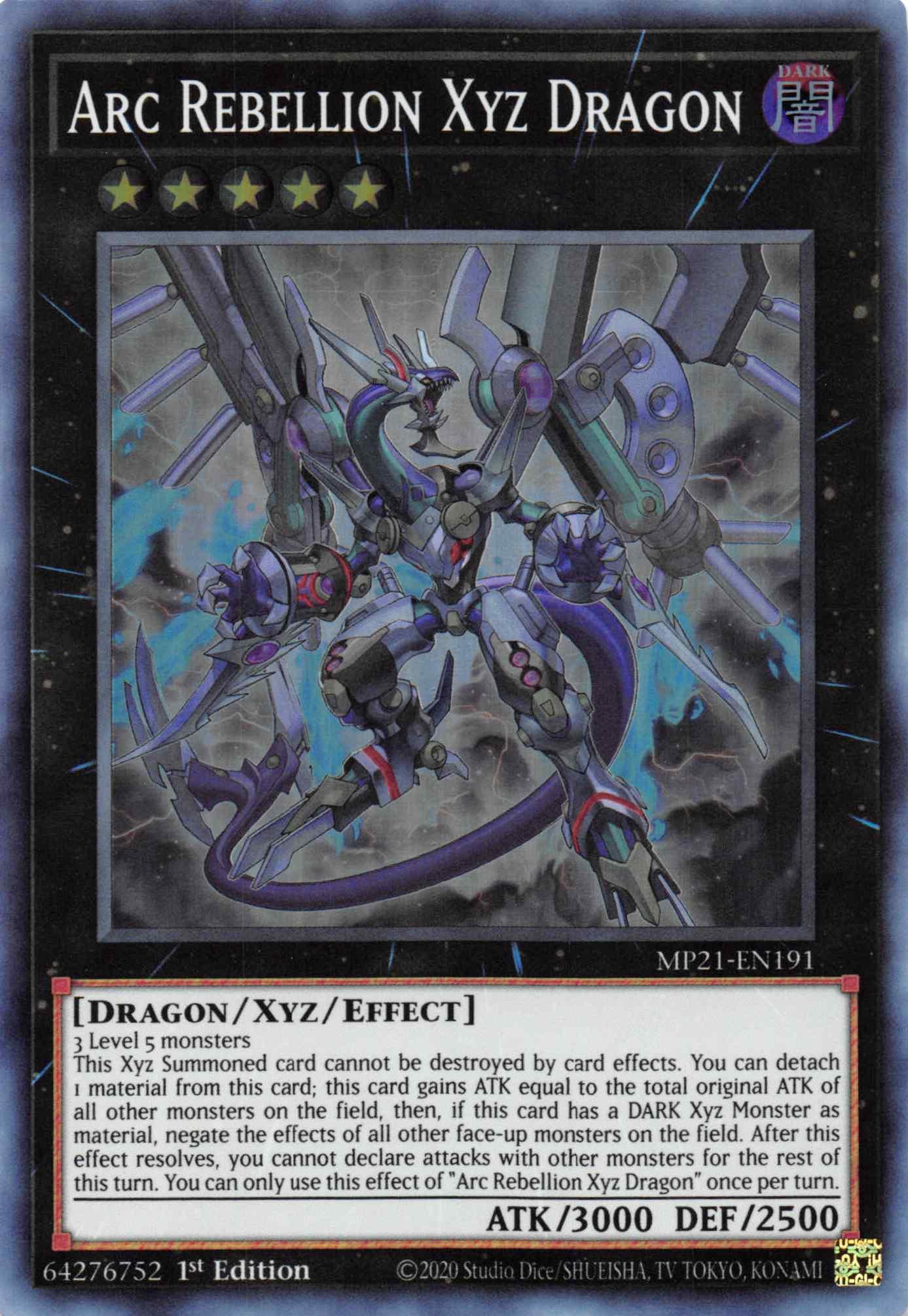 A Yu-Gi-Oh! trading card from the 2021 Tin of Ancient Battles named 