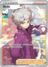 A Pokémon trading card featuring Bede (199/202) [Sword & Shield: Base Set] from Pokémon. The character has white hair, is wearing a purple coat, and makes a determined gesture with their left hand. The background shows a colorful, graffiti-like wall. This Ultra Rare Trainer Supporter card can attach a basic Energy card.