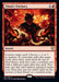 The image is a Magic: The Gathering product named "Tibalt's Trickery [Kaldheim]," a rare, instant from Kaldheim. It shows a dark, sinister character with horns, surrounded by fiery, swirling energy. The card's text describes its effect: countering a target spell and making the opponent exile cards, then cast and rearrange them at random.