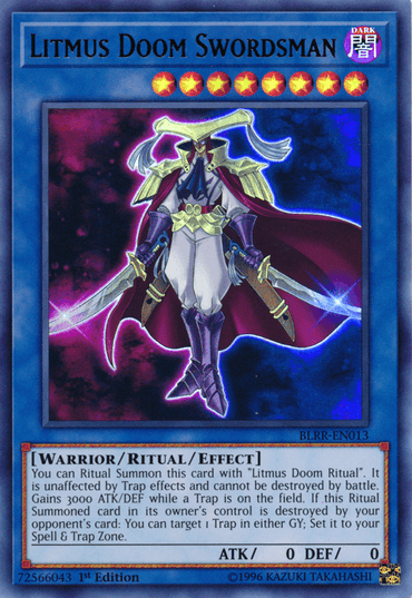 Litmus Doom Swordsman [BLRR-EN013] Ultra Rare