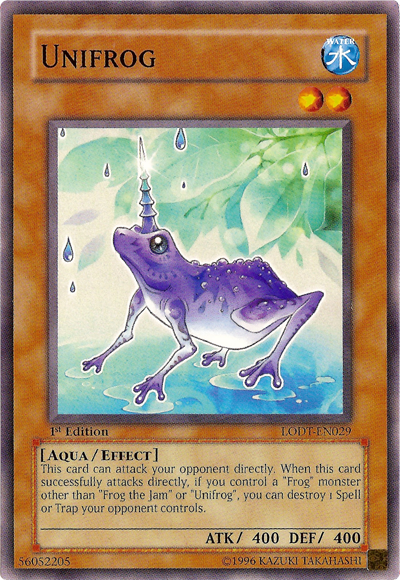 The Yu-Gi-Oh! trading card 