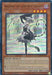Image of a Yu-Gi-Oh! trading card named "Arianna the Labrynth Servant [TAMA-EN017] Ultra Rare." This Ultra Rare, 1st edition Effect Monster features a humanoid character with grey-green hair in a dark, elaborate outfit. Holding a staff with a lantern, it boasts an ATK of 1600, DEF of 2100, and the DARK attribute from Tactical Masters.