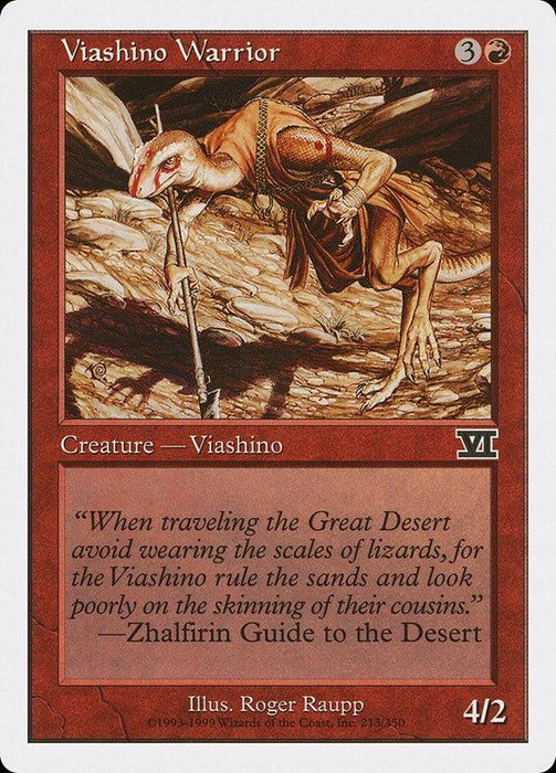 Viashino Warrior [Classic Sixth Edition]