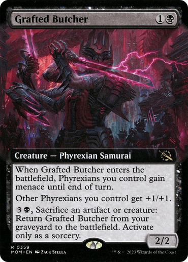 Grafted Butcher (Extended Art) [March of the Machine]