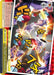 A vibrant trading card features animated characters from JoJo's Bizarre Adventure in a dynamic battle scene. Characters are depicted mid-action with energy effects and motion lines accentuating their movements. Bright colors dominate the card, with Japanese text and stats indicating various attributes and information about the characters or abilities. The product is "The Path" to Resolution (JJ/S66-E026J JJR) [JoJo's Bizarre Adventure: Golden Wind] by Bushiroad.