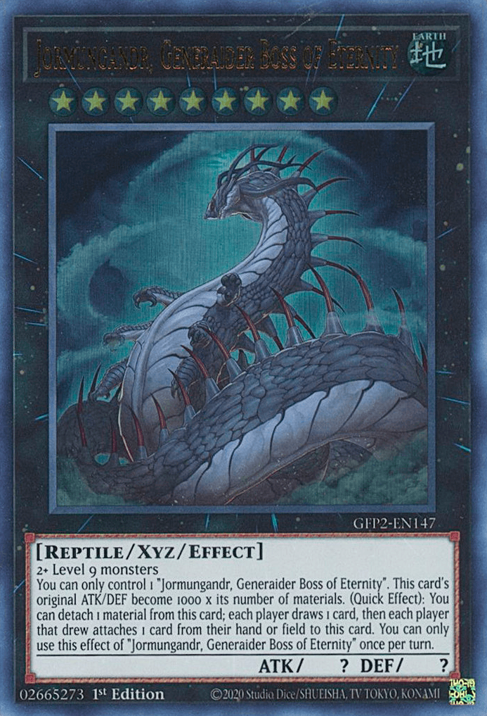 Jormungandr, Generaider Boss of Eternity [GFP2-EN147] Ultra Rare