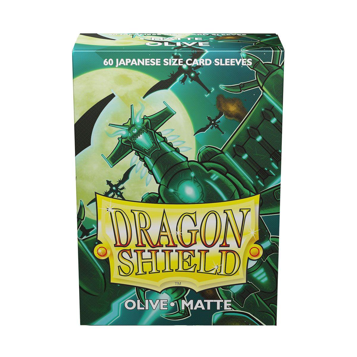 Dragon Shield: Japanese Size 60ct Sleeves - Olive (Matte)