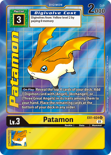 Image of a Digimon card named 