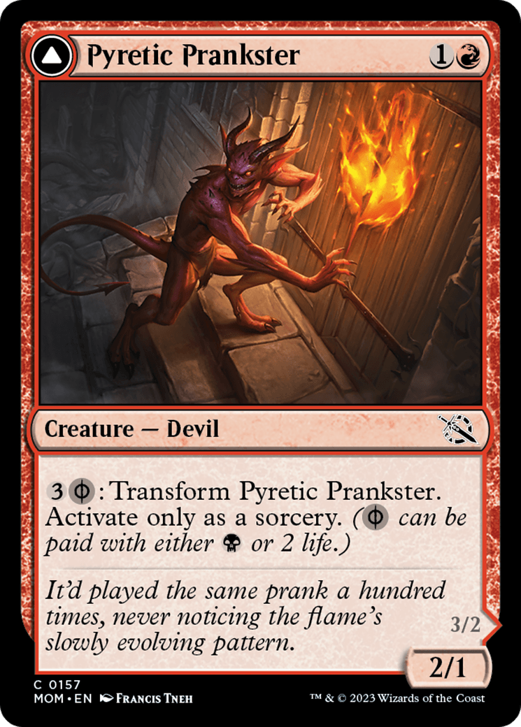 Pyretic Prankster // Glistening Goremonger [March of the Machine]