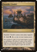 Seaside Citadel" from **[Secret Lair: From Cute to Brute] Magic: The Gathering** features artwork of a grand castle perched on a rocky outcrop, surrounded by water at sunset. The card's text box reveals its function: it enters tapped and can generate white, blue, or green mana.