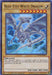 Yu-Gi-Oh! trading card featuring "Blue-Eyes White Dragon [MVP1-ENSV4] Ultra Rare". The Ultra Rare card shows a fierce, white dragon with blue eyes and large wings against a blue background. It has 3000 attack and 2500 defense points. Text reads: "This legendary dragon is a powerful engine of destruction.