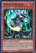 The image displays the "Chaos Sorcerer [LCYW-EN248] Super Rare" Yu-Gi-Oh! card. The card features an armored sorcerer with a dark, menacing appearance and purple aura, casting a spell. This Effect Monster boasts DARK attributes, Spellcaster/Effect type, 2300 ATK, and 2000 DEF. Text details its summ