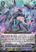 An image of a Vanguard Rare card from a trading card game. The card features Blue Storm Supreme Dragon, Glory Maelstrom (V-EB08/003EN) [My Glorious Justice], a fierce Aqua Force dragon with blue and purple elements surrounded by lightning. The Bushiroad My Glorious Justice set card details various abilities and stats at the bottom, showing Grade 3, Power 12000, and Critical 1.