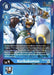 A promo Digimon card featuring Korikakumon [BT7-023] (Event Pack 3) [Next Adventure Promos]. The card is blue with a metallic sheen, showcasing a bear-like Hybrid Digimon in blue and white armor wielding a mace. It details a play cost of 6, a Digivolve cost of 3, and a power level of 6000. Text describes Korikakumon's abilities and evolution criteria.