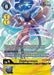 A Digimon trading card showcasing Zephyrmon [BT7-036] (Alternate Art) [Dimensional Phase]. The humanoid figure, with blue hair and armor, features detailed stats: Play Cost (6), Level (4), DP (6000). Describes the Digivolve cost and abilities. Card number BT7-036, rarity (R), from the Dimensional Phase series.