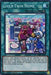 A Yu-Gi-Oh! Quick-Play Spell Card titled "Live Twin Home [GEIM-EN018] Super Rare." It depicts two anime-styled characters, one with pink hair and a mischievous pose, the other with blue hair and a composed stance, in front of a computer screen filled with icons. Featured in Genesis Impact, this card details its effect and requirements.