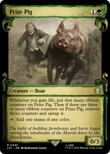 Prize Pig [The Lord of the Rings: Tales of Middle-Earth Commander Showcase Scrolls]