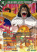 Image of a trading card titled "Great Ape Vegeta, Last-Ditch Transformation (Zenkai Series Tournament Pack Vol.3) (P-487)" [Tournament Promotion Cards] from Dragon Ball Super. The card depicts a menacing ape with brown fur, clad in Vegeta’s iconic white and yellow armor, boasting a power level of 19000 and unique abilities.