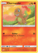 A common Pokémon card from the Sun & Moon: Team Up series, Charmander (12/181) [Sun & Moon: Team Up] by Pokémon, features Charmander, a bipedal orange lizard with a flame on its tail, standing against a backdrop of green fields and trees under a bright sky. The card has 70 HP and an attack move called "Ember" that deals 30 damage. Text mentions the flame showing Charmander's life force.