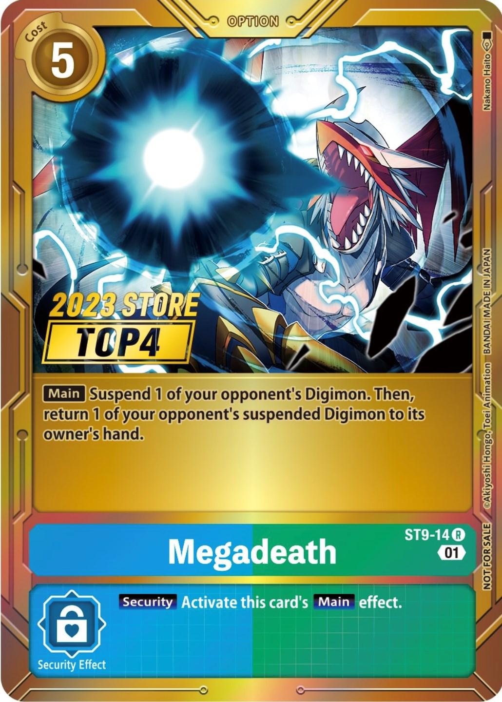 A Digimon card titled 