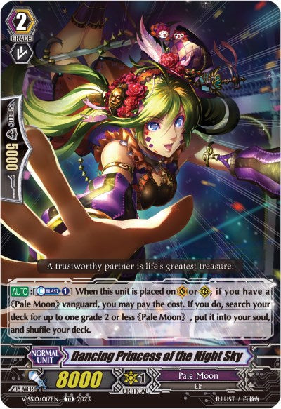 Dancing Princess of the Night Sky (Foil) (V-SS10/017EN) [Premium Battle Deckset 2023]