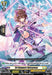 A trading card by Bushiroad from the Genesis of the Five Greats series, titled "Tri Connect Sorceress (D-BT01/101EN)," showcases a magical anime girl wielding a glowing staff. She is depicted amid a burst of pink and purple geometric shards, striking a dynamic pose. The text at the bottom displays her name along with her stats: 6000 Power, 5000 Shield, and special abilities from Keter Sanctuary.