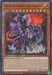 A Yu-Gi-Oh! card named "Ultimate Conductor Tyranno [WISU-EN009] Rare" depicts a roaring, dual-horned dinosaur with purple and black armor, metallic spikes, and a fiery effect. This powerful Effect Monster boasts impressive stats: ATK 3500 and DEF 3200. Adorned in rich purple hues, it belongs to the fierce Dinosaur monsters set from Wild Survivors.