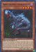 The image shows the "Souleating Oviraptor [WISU-EN012] Rare" Yu-Gi-Oh! trading card. It depicts a fierce, blue, bipedal Dinosaur-Type monster with red eyes and a red glow emanating from its mouth. The card, part of the Wild Survivors series and categorized as a DARK Dinosaur/Effect monster, boasts an ATK of 1800 and DEF of 500.