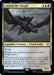 A rare Magic: The Gathering card from The Lord of the Rings: Tales of Middle-Earth Commander, titled "Lord of the Nazgul." It costs 3 generic, 1 blue, and 1 black mana. Showcasing a flying figure on a black winged creature, this legendary wraith noble has flying and grants protection from Ring-bearers to wraiths. It's