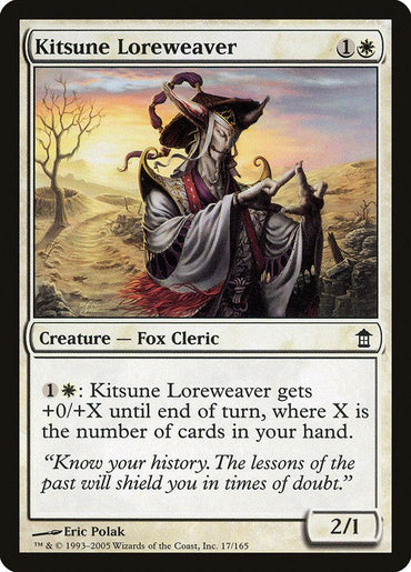 Kitsune Loreweaver [Saviors of Kamigawa]